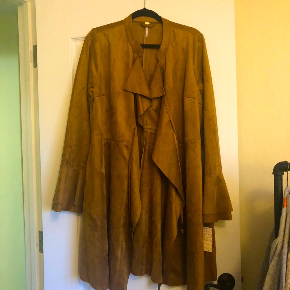 Free People Duster Jacket Sz Med, NWT